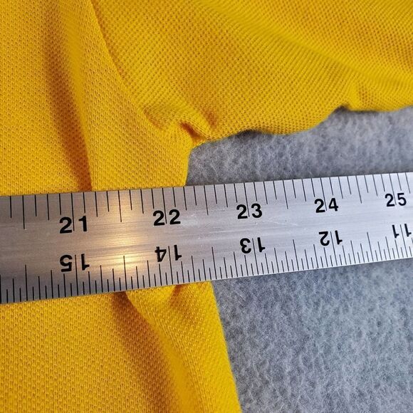 Vtg Jimmy Dean Shirt Mens Large Yellow Vantage Custom Classic Nascar Racing Polo - Picture 5 of 7